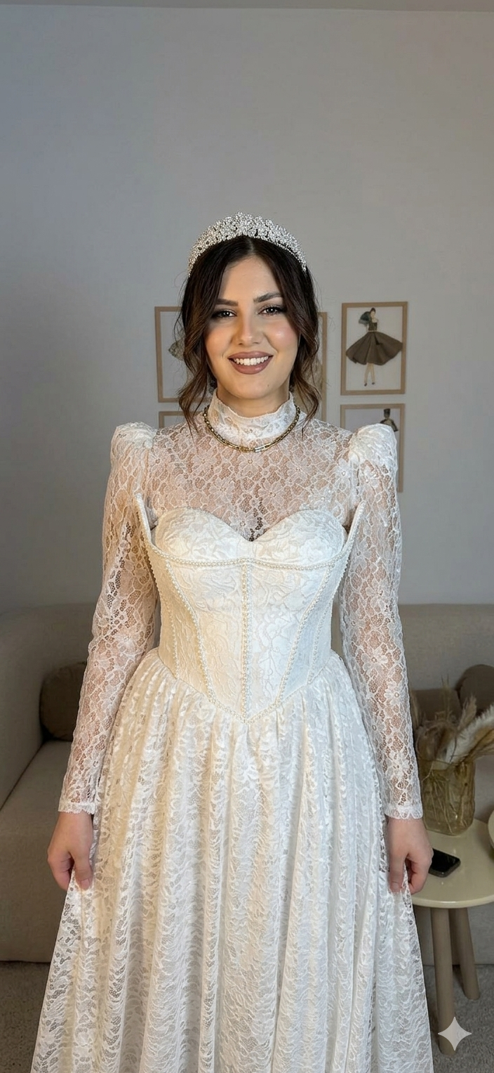 Robe soiree tule original
